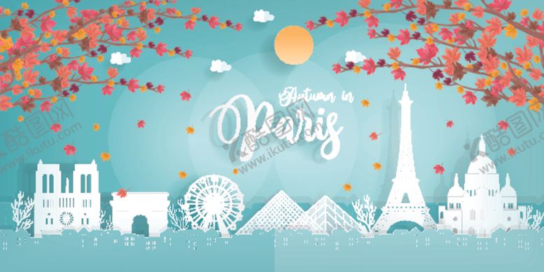 编号：24225809280205445971【酷图网】源文件下载-城市建筑剪纸