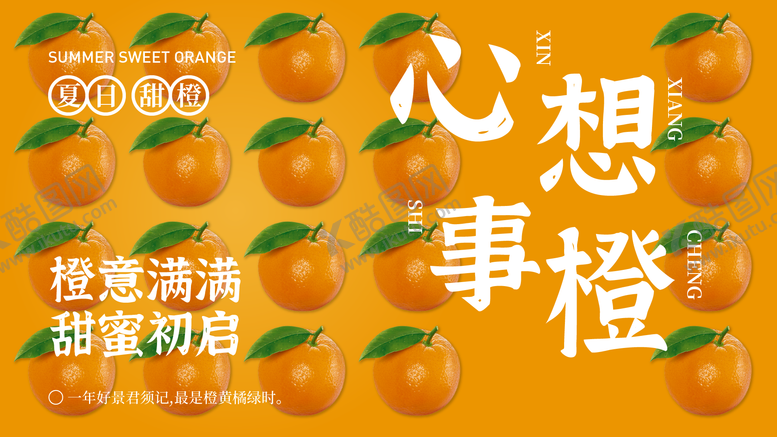 编号：20678711271734572709【酷图网】源文件下载-橙子海报