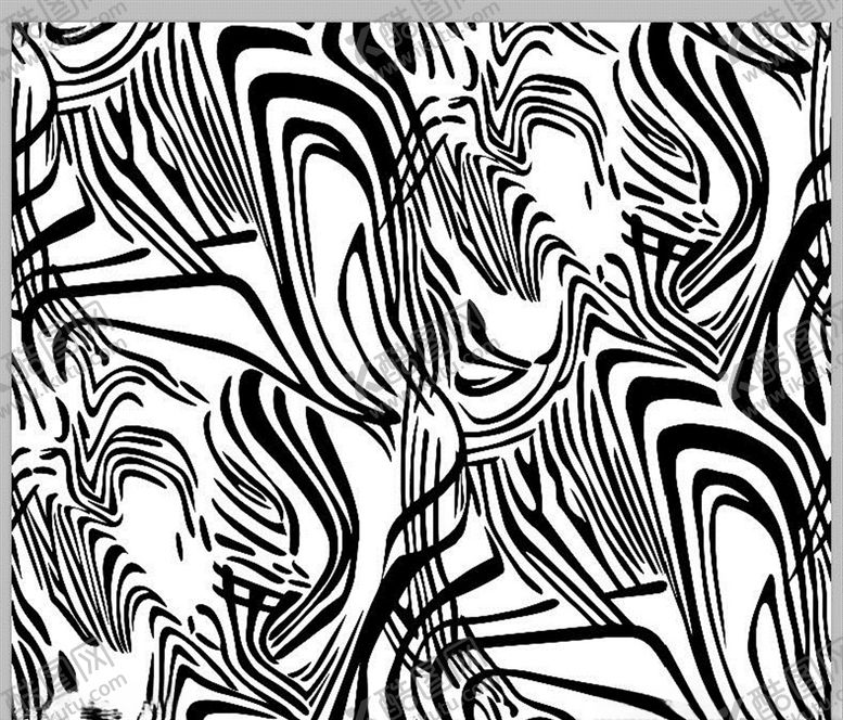 编号：19988909241655127736【酷图网】源文件下载-斑马纹匹布四方回位花
