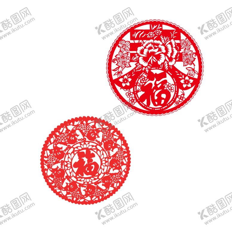 编号：16850307032019096093【酷图网】源文件下载-窗花剪纸