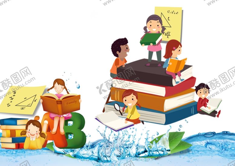 编号：41808610032353334974【酷图网】源文件下载-卡通小学生