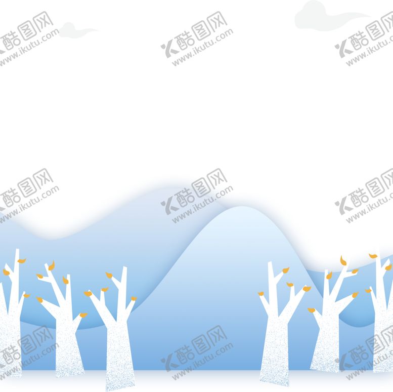 编号：13807401290812577787【酷图网】源文件下载-高清剪纸山峰树木