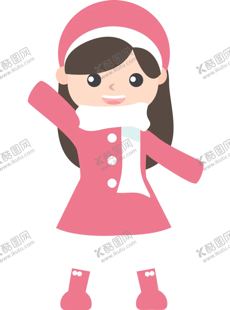 编号：98765409120042165239【酷图网】源文件下载-装冬装的儿童