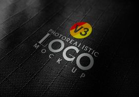 LOGO样机办公室形象墙智能图层