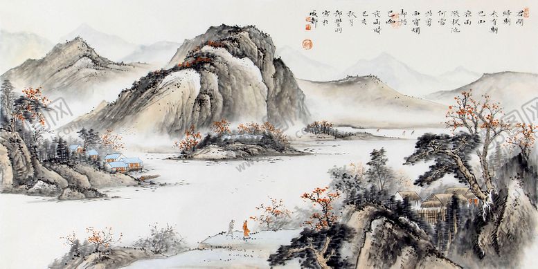 编号：21350409210341167986【酷图网】源文件下载-诗意山水