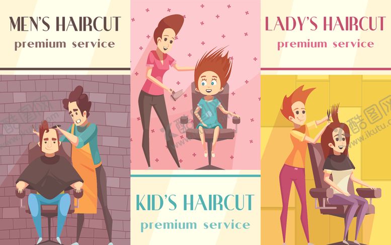 编号：68036710302332092659【酷图网】源文件下载-理发