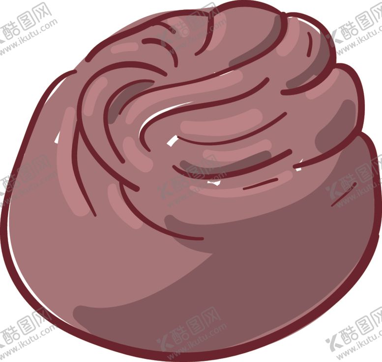 编号：45052809160331476376【酷图网】源文件下载-奶油巧克力点心插画