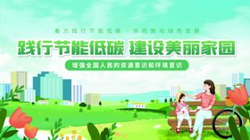 节能环保低碳发展科普公益宣传栏