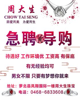 周大生招聘表情GIF变色效果