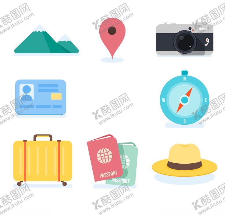 编号：55878209250257126214【酷图网】源文件下载-旅行元素