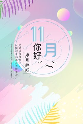 11月你好海报