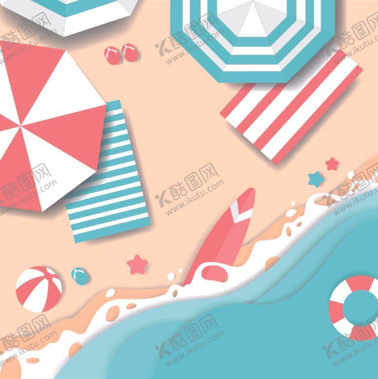 编号：60531007092324179183【酷图网】源文件下载-夏日素材海报元素