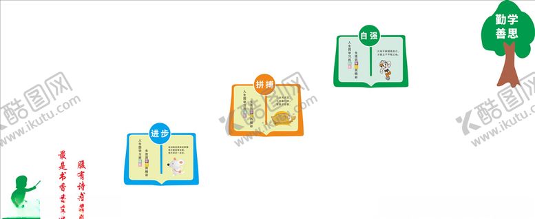 编号：45303010031224497954【酷图网】源文件下载-楼梯文化墙楼梯文化墙