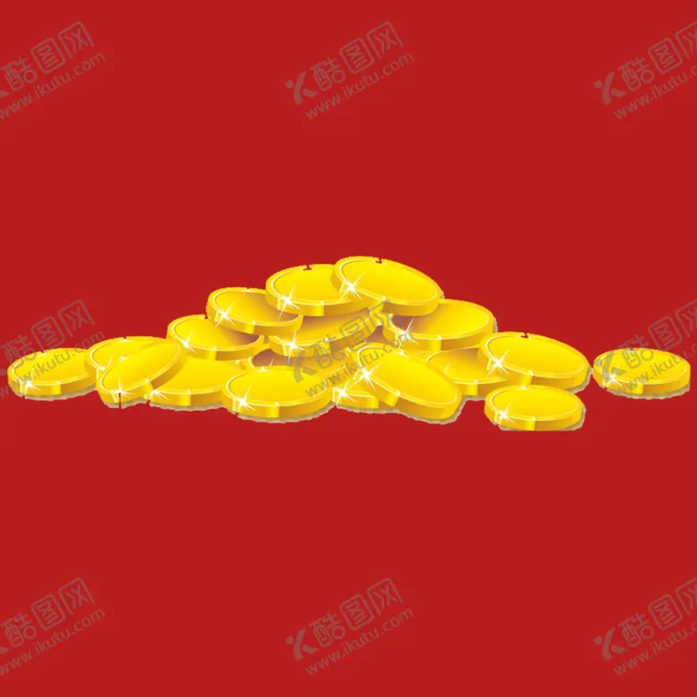 编号：10298601200247559572【酷图网】源文件下载-金币钱币素材
