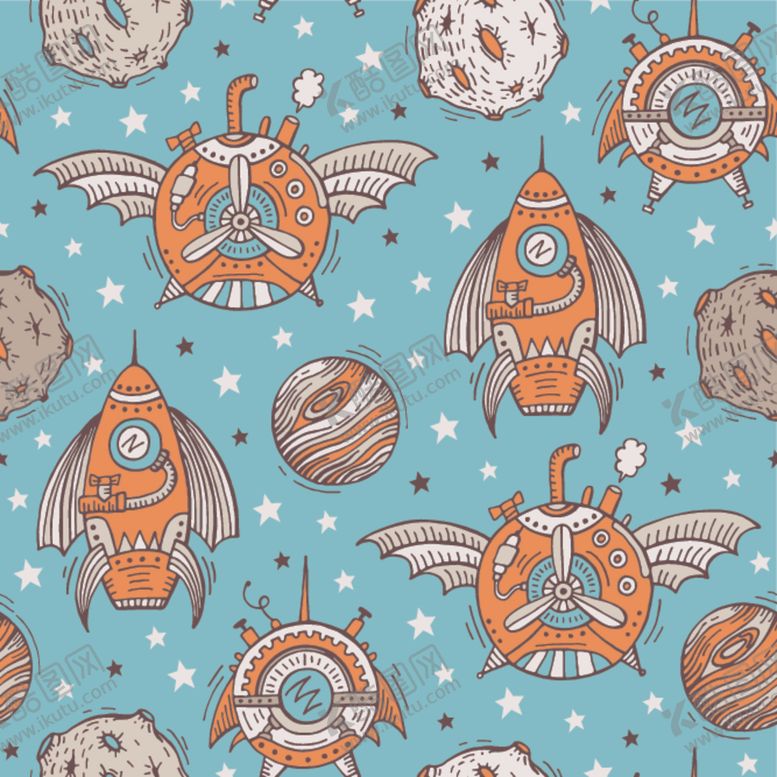 编号：97876409211753263583【酷图网】源文件下载-动植物无缝花纹