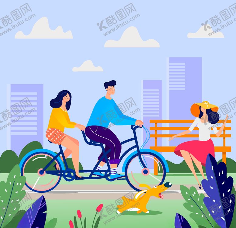 编号：24348104260425433421【酷图网】源文件下载-骑自行车