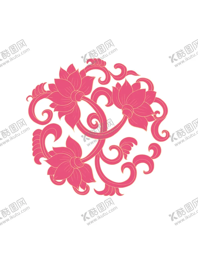 编号：69159701300306175313【酷图网】源文件下载-中式花纹