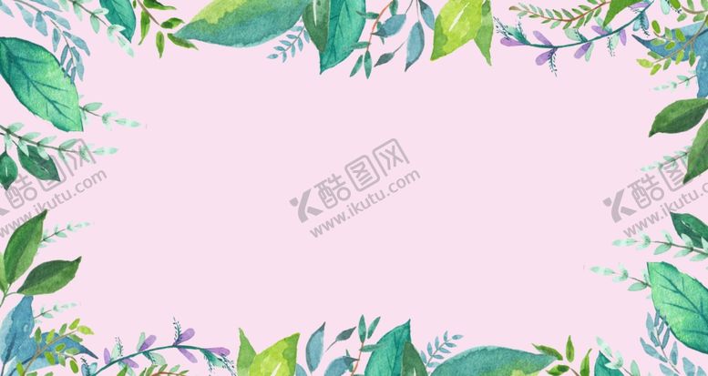 编号：47331604232157478605【酷图网】源文件下载-小清新花卉植物