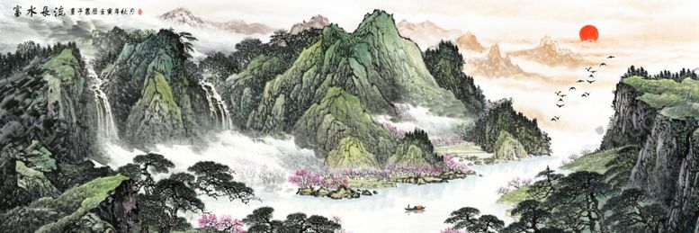编号：97902112091026371633【酷图网】源文件下载-山水画