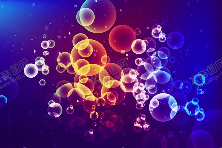 编号：81383410111542243098【酷图网】源文件下载-抽象泡泡背景