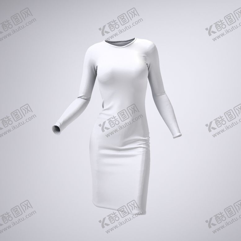 编号：29884209090231212561【酷图网】源文件下载-连衣裙样机