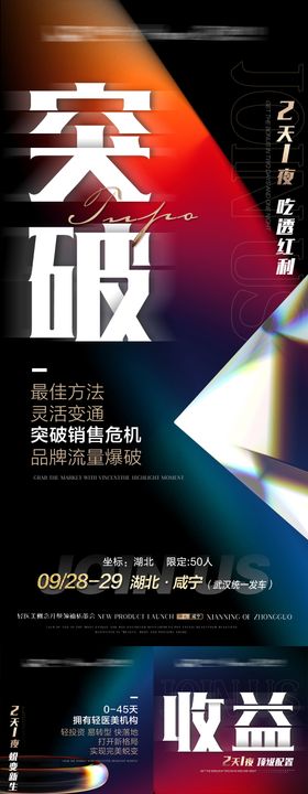 微商医美创业海报