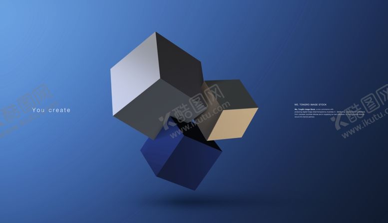 编号：90268105111315409957【酷图网】源文件下载-创意立体几何设计图片