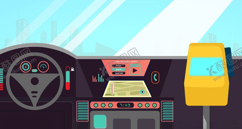 编号：69463707040429455364【酷图网】源文件下载-公交车