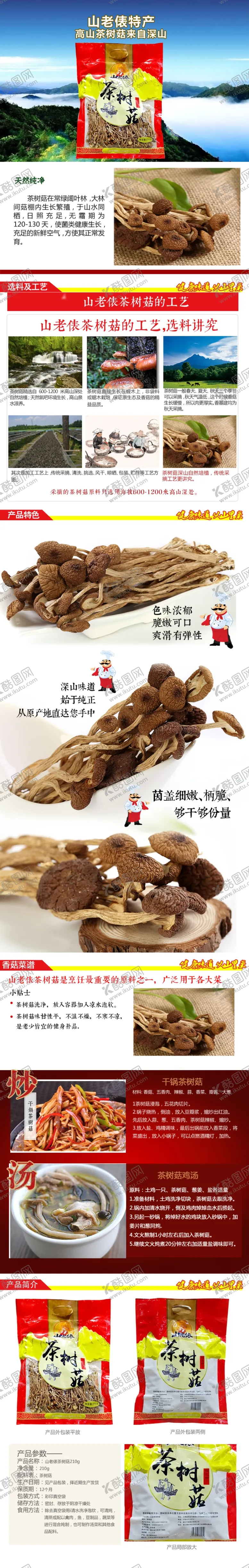 编号：74028102111337564792【酷图网】源文件下载-香菇详情页