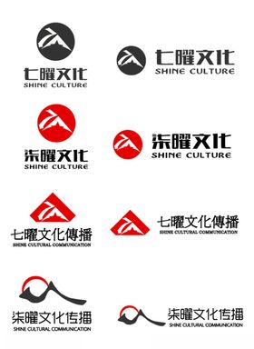 原创logo七曜文化logo