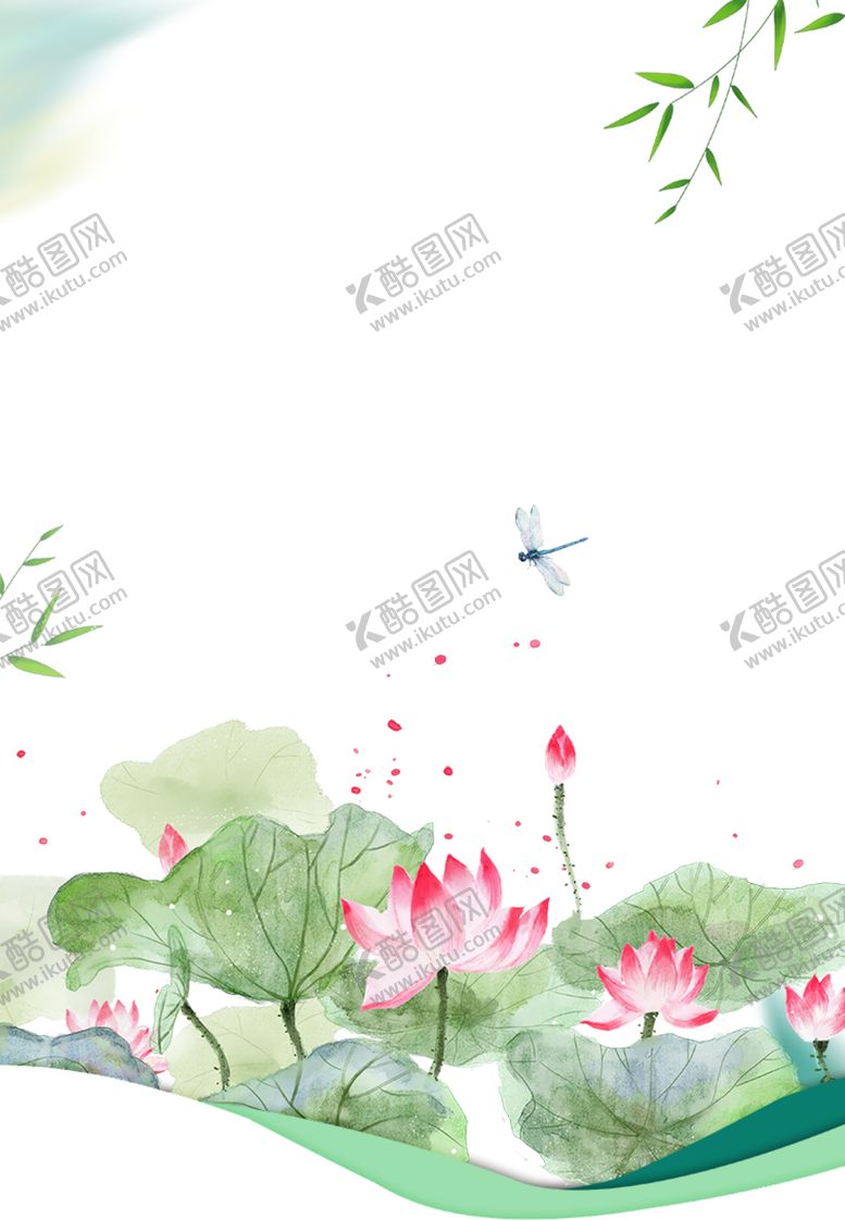 编号：23271309231537594434【酷图网】源文件下载-荷花元素