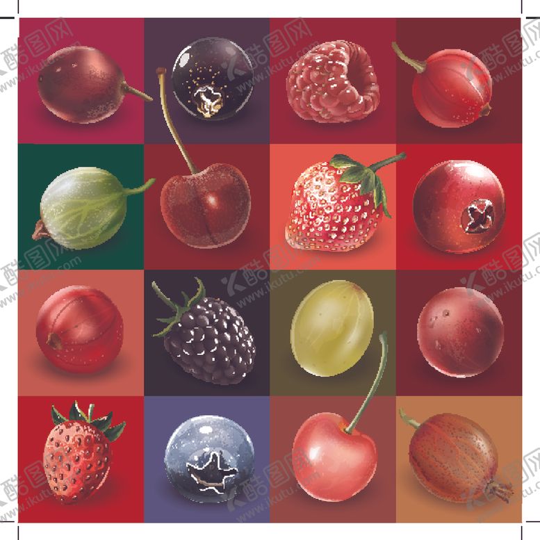 编号：13758109120634309398【酷图网】源文件下载-水果插画