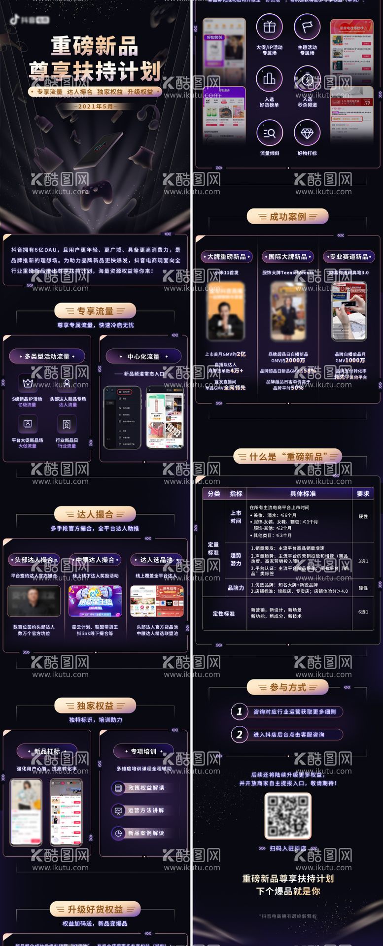 编号：84455111260041179490【酷图网】源文件下载-抖音新品长图专题设计