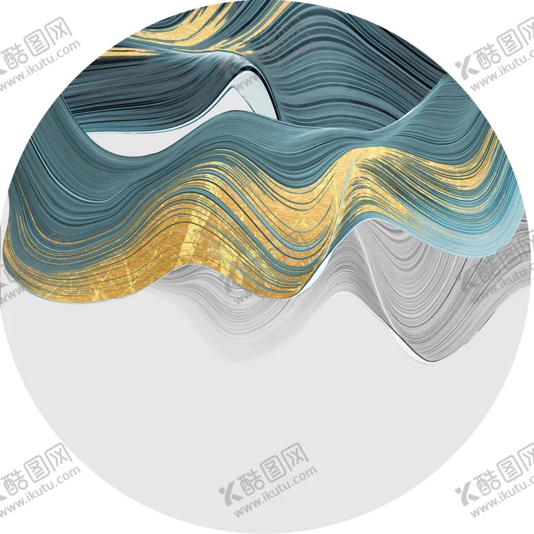 编号：58537701170526074857【酷图网】源文件下载-抽象艺术圆形挂画装饰画