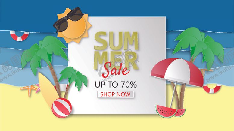 编号：74333109291345163420【酷图网】源文件下载-夏天促销