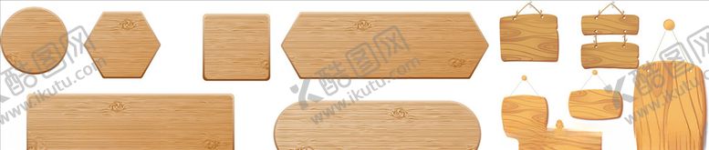 编号：39396109180419234519【酷图网】源文件下载-木板矢量素材