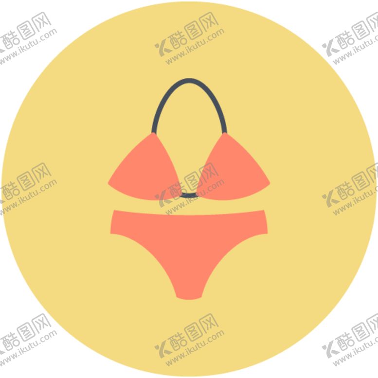 编号：77434009202038171870【酷图网】源文件下载-比基尼图标