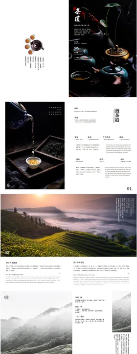 春茶欢迎品鉴茶画册