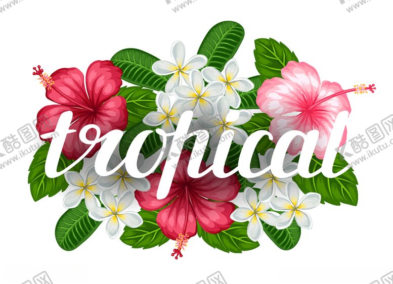 编号：35171009150556142262【酷图网】源文件下载-花卉字母矢量