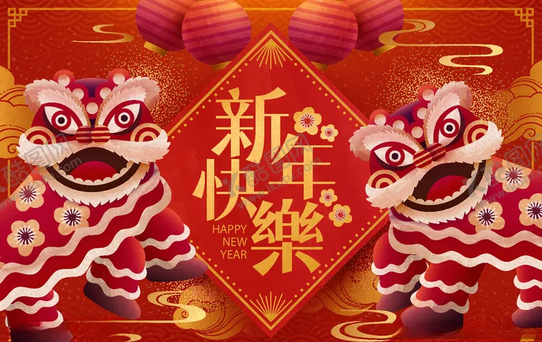 编号：78548606271840336304【酷图网】源文件下载-鼠年新春素材