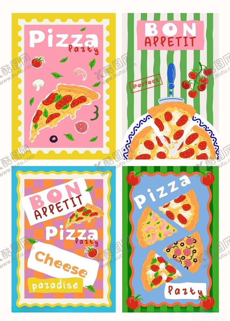 编号：40434711020435107697【酷图网】源文件下载-披萨海报插图