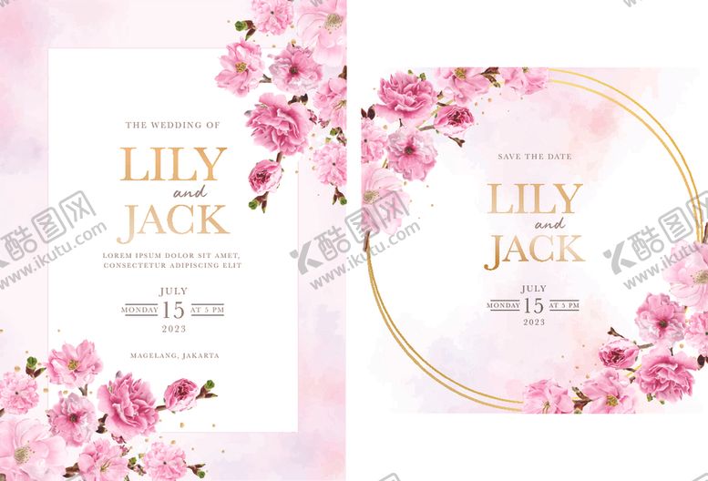 编号：79629809240514251939【酷图网】源文件下载-婚礼结婚请柬邀请函