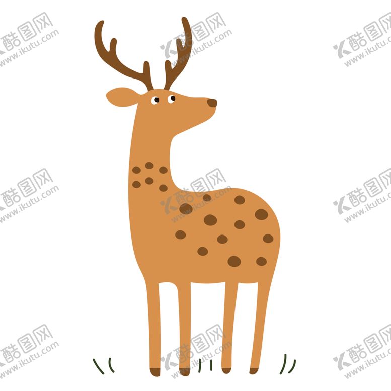 编号：99828809250343594368【酷图网】源文件下载-卡通长颈鹿