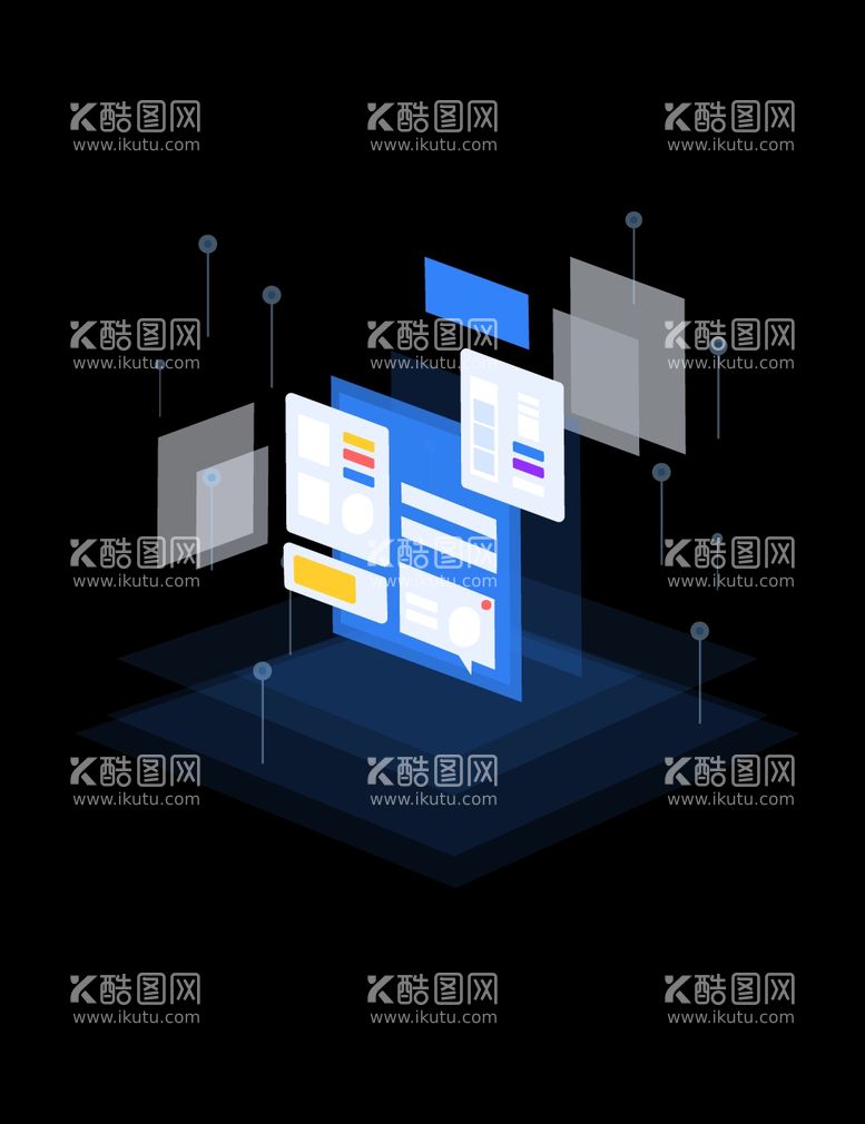 编号：50777712182041371733【酷图网】源文件下载-3D立体互联网图标