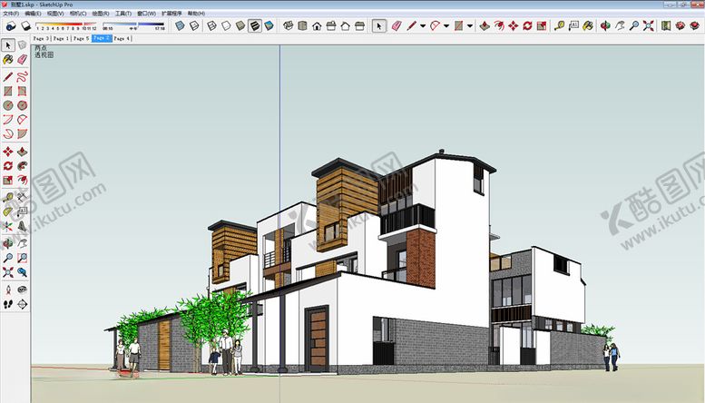 编号：20023409112345355437【酷图网】源文件下载-别墅模型