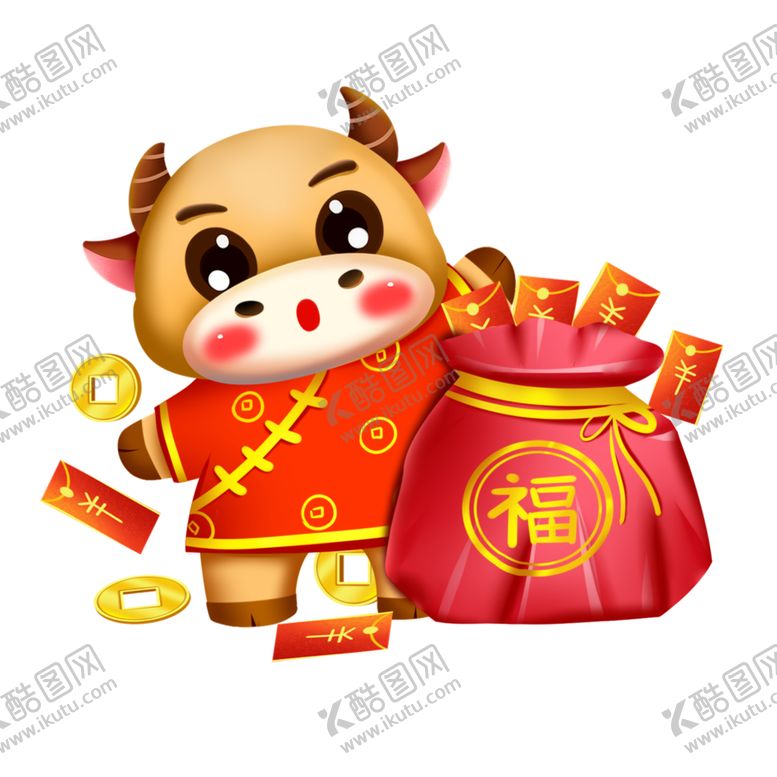 编号：32357809250005212903【酷图网】源文件下载-卡通牛形象