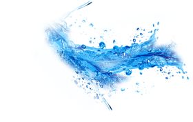 水花飞溅四溅珠波浪