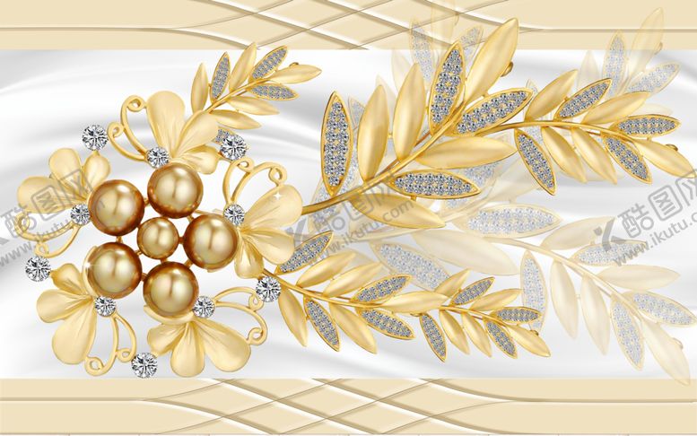 编号：41251109260658323015【酷图网】源文件下载-金属立体花朵玄关屏风电视沙发背