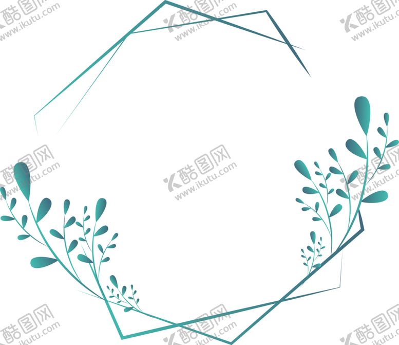 编号：67985405151043296297【酷图网】源文件下载-线框树叶
