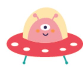 太空人和外星怪物